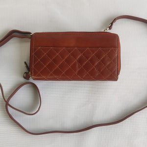 Brown Ladies Sling Bag