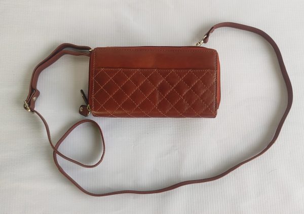 Brown Ladies Sling Bag