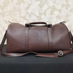 Timeless Leather Travel Duffle Bag